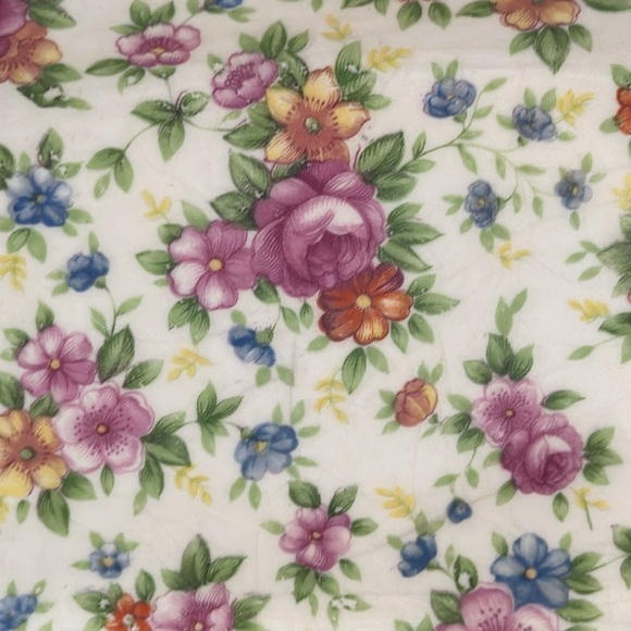 MM Japan Ceramic Floral Chintz Tray for Creamer & Sugar with Lid MMJ8 - Picture 2 of 8